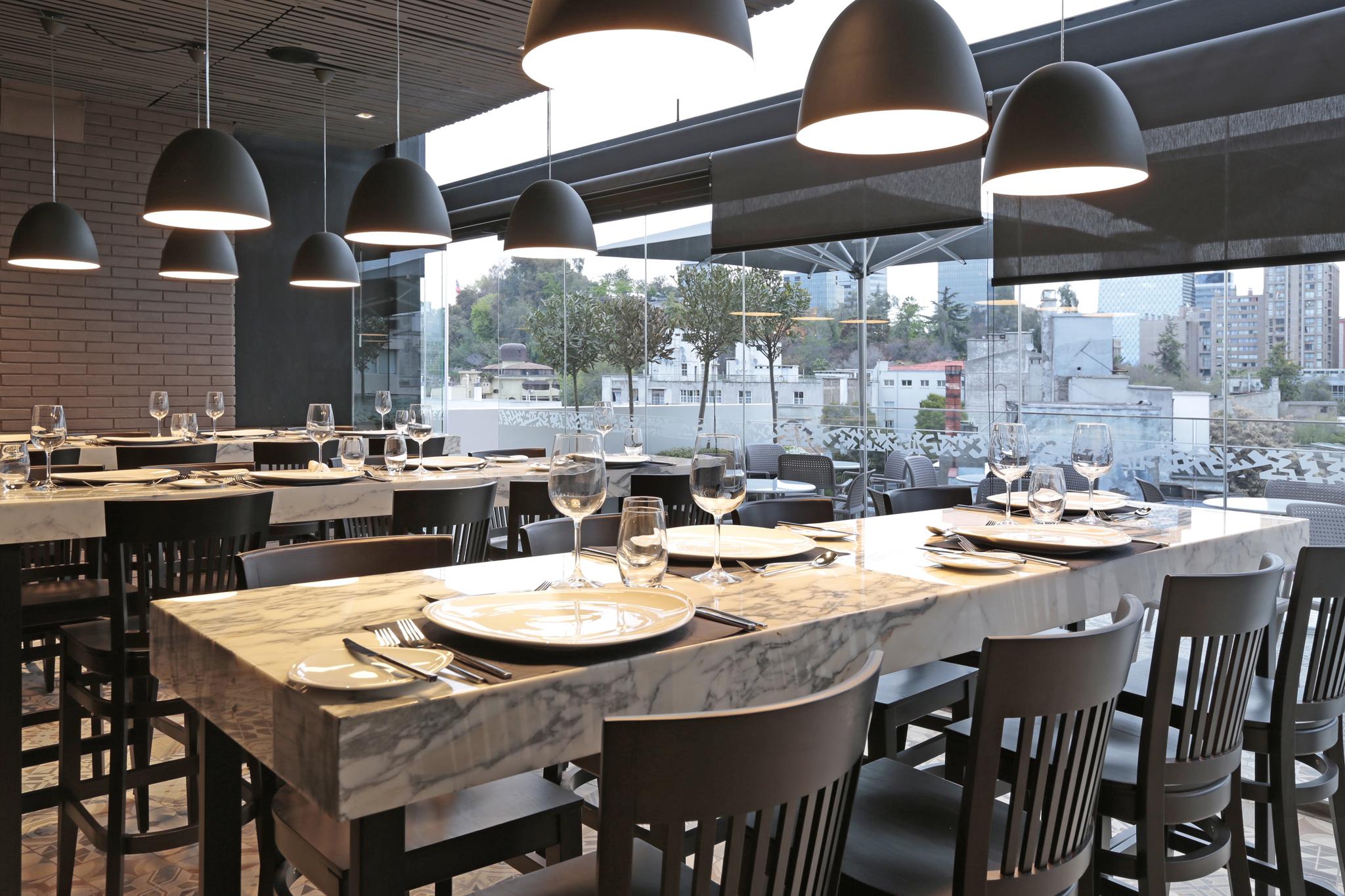 Hotel Cumbres Lastarria Santiago Ngoại thất bức ảnh Restaurant interior